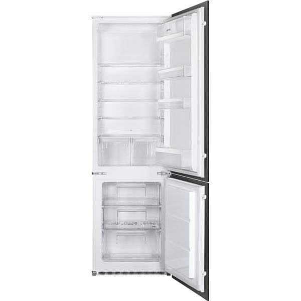 Smeg c4172f estetica universale frigorifero combinato da incasso statico capacita` 268 litri classe energetica f (a+) 178 cm cerniera a destra