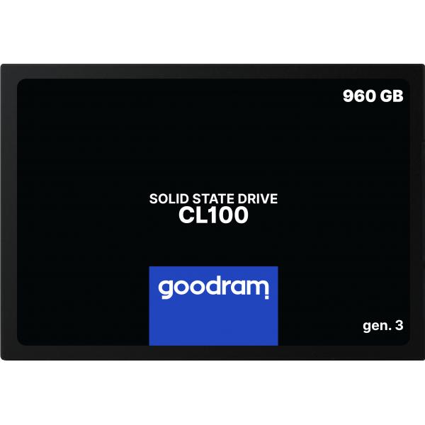 Goodram cl100 gen. 3 ssd 960gb sata iii 2.5 3d tlc nand