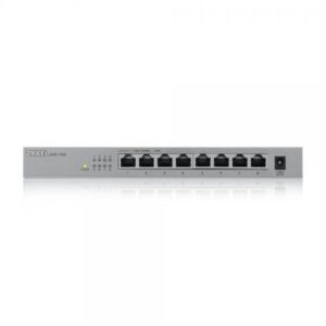 Zyxel mg-108 switch non gestito 2.5g ethernet 100-1000-2500 acciaio