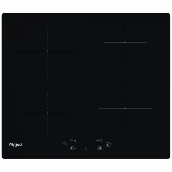 Whirlpool wsq2160ne piano cottura a induzione 4 zone piano in vetroceramica nero