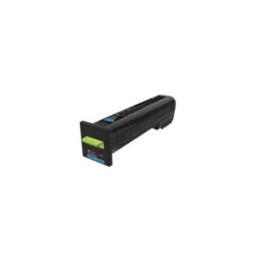 Lexmark 24b6508 toner ciano alta resa per xc6152de / xc6152dtfe / xc8155de / xc8155dte 20.000 pagine