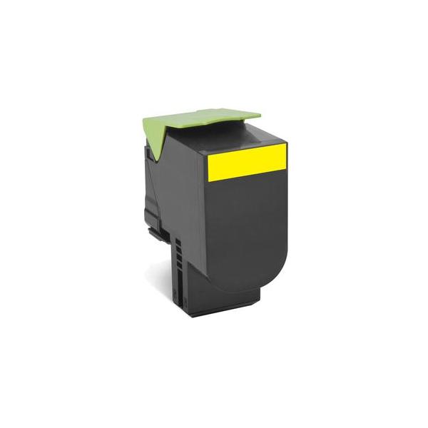 Lexmark 80c2sye toner giallo per cx310 cx410 cx510 2.000 pagine