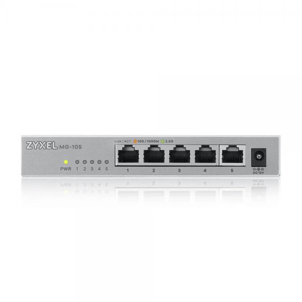 Mg-105 - switch unmanaged, 5 porte multigigabit 2.5gb, chassis metallo, desktop - mg-105-zz0101f