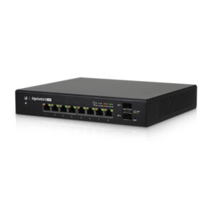 Ubiquiti networks edgeswitch 8 gestito gigabit ethernet 10/100/1000 nero supporto power over ethernet