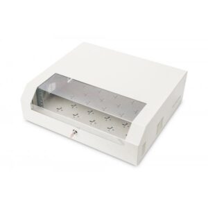 Armadio 5 unita` da muro 19 slim line colore grigio chiaro (a)14 x (l) 50 x (p)48 cm.