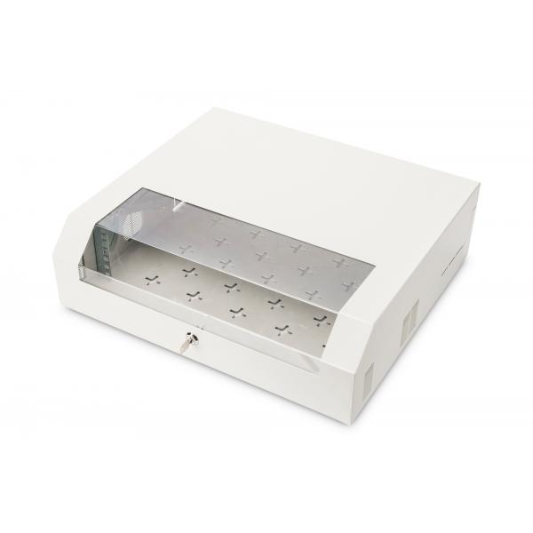Armadio 5 unita` da muro 19 slim line colore grigio chiaro (a)14 x (l) 50 x (p)48 cm.