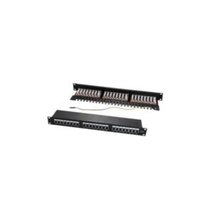 Wp europe pannello 1u con 24 rj45s cat.6a nero