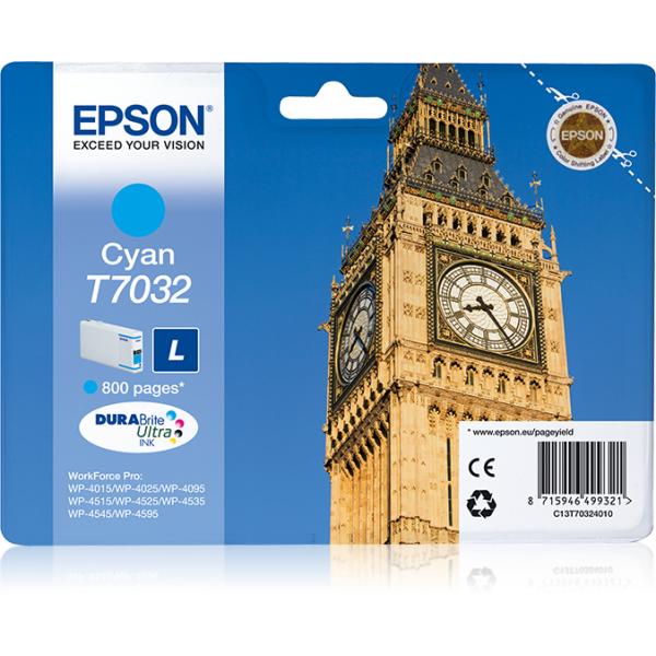 Epson tanica ciano taglia l wp-4015dn e wp-4025dw 0.8k