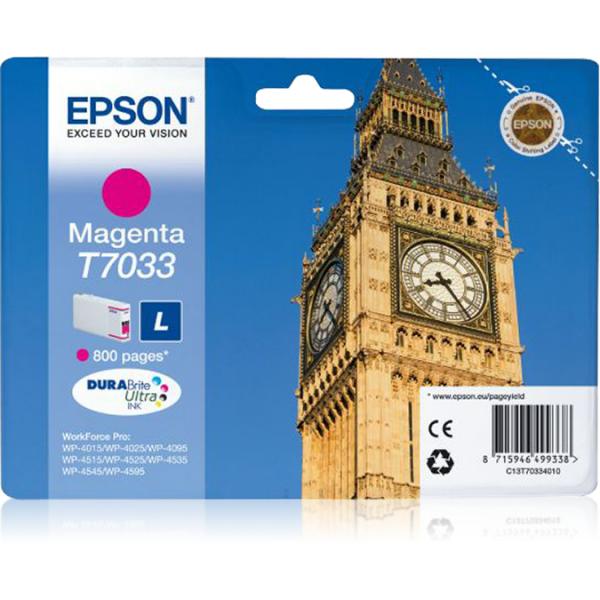 Epson tanica magenta taglia l wp-4015dn e wp-4025dw 1.2k