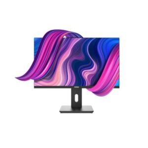 Nilox nxm27reg02 monitor 27 pollici fullhd, ips level, frequenza 75hz, tempo di risposta 4ms, schermo pc con protezione luce blu, base regolabile e girevole, hdmi, dp e vga