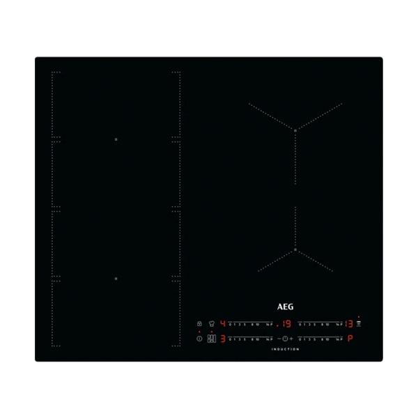 Aeg ike64473ib piano cottura a induzione in vetroceramica 4 zone touch control flexibridge 60 cm nero