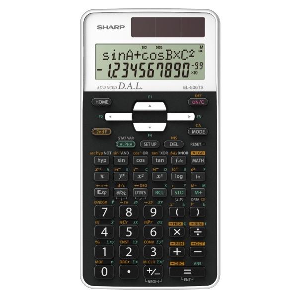 Sharp calcolatrice scientifica 12 cifre 470 funzioni bianco