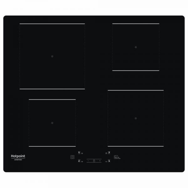 Hotpoint ariston hq 5660s ne piano cottura ad induzione 4 zone piano in vetro ceramica nero