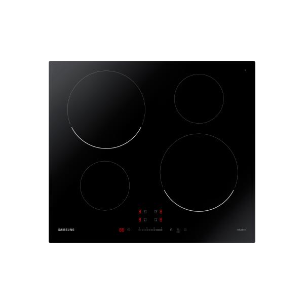 Samsung nz64t3707ak piano cottura a induzione area flex zone slide touch control display led 60 cm nero
