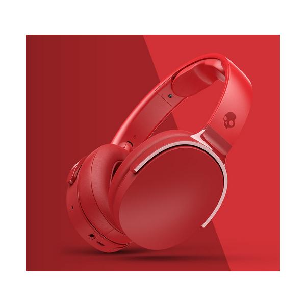 Skullcandy hesh 3 cuffia bluetooth whireless over ear con microfono integrato pieghevoli rosso