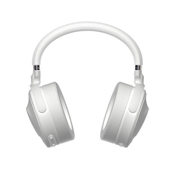 Yamaha yh-e700a cuffie over-ear wireless bluetooth cuffie senza fili con cancellazione attiva avanzata del rumore chiamate e assistenza vocale a mani libere bianco