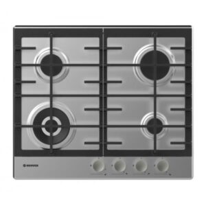 Candy h-hob 300 gas hhg6bf4mx piano cottura a gas acciaio inossidabile da incasso 60cm 4 fornelli