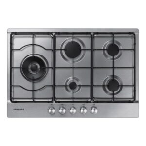 Samsung na75m3130as piano cottura a gas 5 fuochi piano in acciaio inox grigio