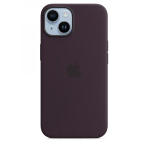 Apple custodia magsafe inÂ silicone per iphoneÂ 14 elderberry