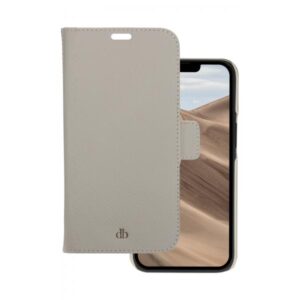 Dbramante 1928 new york apple iphone 14 pro max custodia portafoglio in pelle sabbia