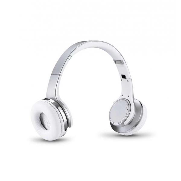 Adj 780-00032 cuffia speaker con microfono bluetooth micro sd/radio fm silver