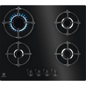 Electrolux egg64272k serie 600 piano cottura a gas 4 zone steppower speed burners 60cm nero