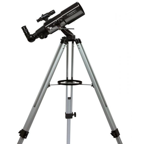 Celestron powerseeker 80az telescopio diametro obiettivo 80mm focale 400mm 20x treppiede incluso colore nero