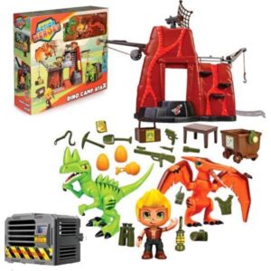 Famosa playset action heroes dino adventure camp atax
