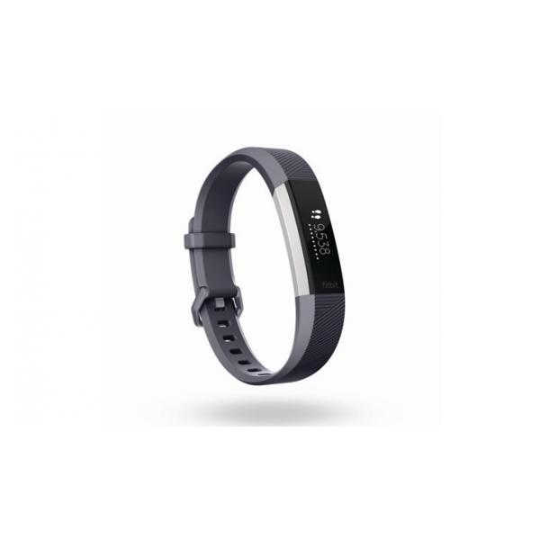 Fitbit alta hr taglia large - braccialetto per fitness colore grigio