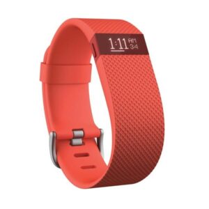 Fitbit charge hr braccialetto monitoraggio battito cardiaco e attivita` fisica taglia large italia arancione