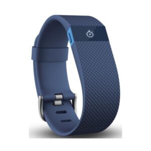 Fitbit charge hr braccialetto monitoraggio battito cardiaco e attivita` fisica taglia small italia blu