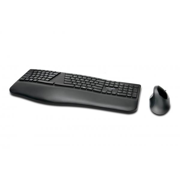 Kensington desktop set profit ergo wireless it tastiera e mouse