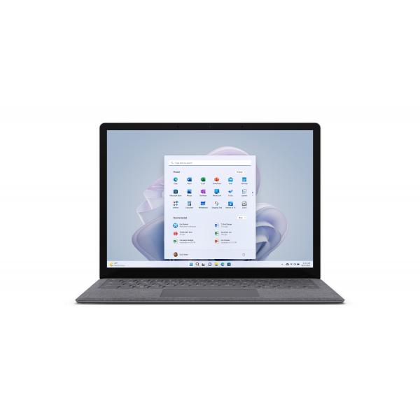 Microsoft surface laptop 5 13.5 touch screen i5-1245u 4.4ghz ram 16gb-ssd 512gb nvme-iris xe graphics-wi-fi 6-win 11 prof platino (r8p-00010)