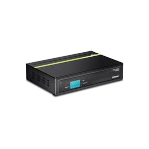 Trendnet tpe-s50 switch non gestito 6 porte fast ethernet 10/100 4 porte poe+ 60 w desktop nero