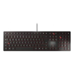 Cherry kc 6000 tastiera slim wired usb layout tedesco black