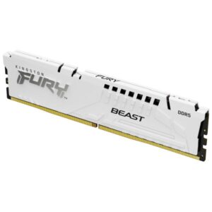 Kingston fury beast white expo memoria ram 32gb 6.000mhz tipologia dimm tecnologia ddr5 cas 36 white