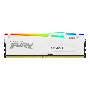 Kingston fury beast bianco rgb expo 64gb 6000mt-s ddr5 cl36 dimm kit of 2