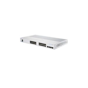 Cisco business 250 series switch gestito l3 24 x 10/100/1000 + 4 x 10 gigabit sfp+ montabile su rack