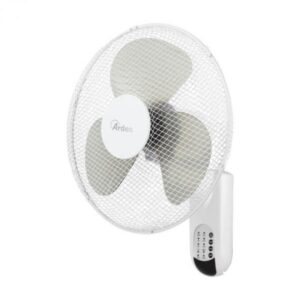Ardes ar5w40rw ventilatore da parete 40cm oscillazione automatica 3 velocita` telecomando e timer 50w