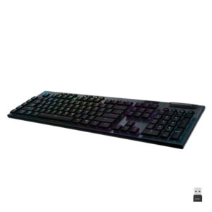 Logitech g 915 lightspeed wireless rgb tastiera gaming meccanica nero-carbon