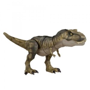 Mattel jurassic world t-rex 22x54 cm devasta e divora con suono