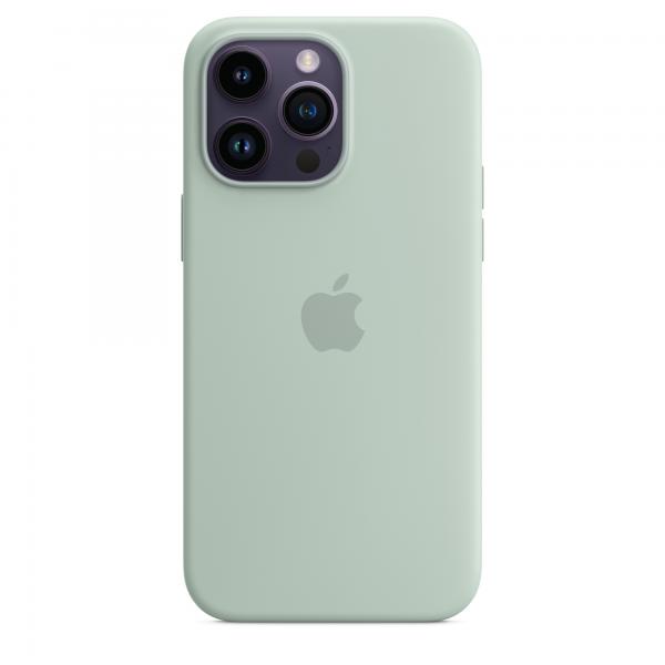 Apple custodia magsafe inÂ silicone per iphoneÂ 14Â proÂ maxÂ succulent