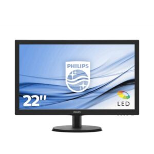 Philips 223v5lsb2 21.5 led contrasto 600:1 formato 16:9 black garanzia ufficiale italia