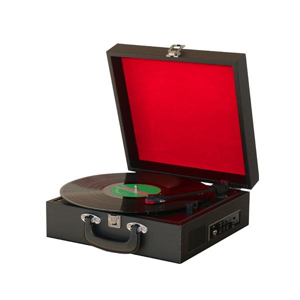 Majestic tt-27 bt/usb/rec giradischi valigetta vintage