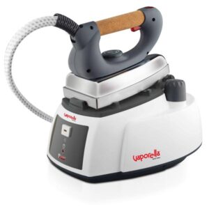 Polti pleu0186 vaporella 505 pro ferro da stiro a caldaia capacita` 0,9 litri potenza 1750 w manico in sughero bianco-nero