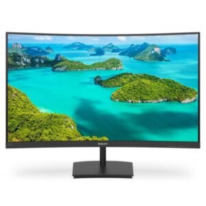 Philips monitor curvo gaming 271e1sca , adaptive sync 75 hz, va led 27``, 1920 x 1080 fhd, 4 ms, hdmi, vga, casse integrate, flicker free, low blue light, vesa, nero