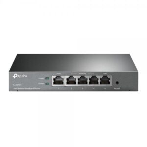 Tp-link tl-r470t+ router load balance broadband 5 porte fast ethernet multi-wan