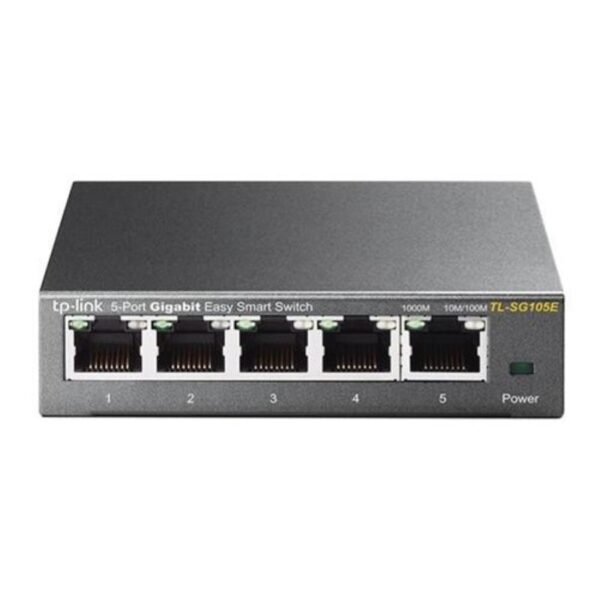 Switch tp-link 5 porte gigabit easy smart mtu/po rt/tag-based vlan