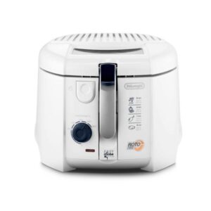 Delonghi f28311 rotofry friggitrice capacita` 1,2 kg potenza 1800 w easy clean system bianco