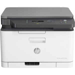 Hp color laserjet mfp 178nw 4zb96a, stampante a singola funzione a4, stampa fronte e retro manuale a colori, 18 ppm, usb, wi-fi, ethernet, schermo lcd a icone con